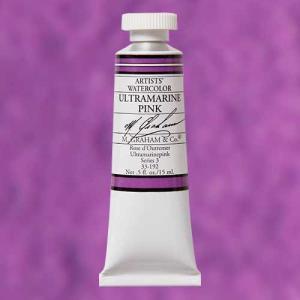 M. Graham & Co. Watercolor Paint – (0.5oz/15ml) Ultramarine Pink