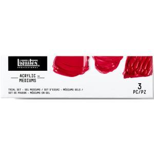 Liquitex Professional Acrylic Mediums Trial Set (2oz/59ml) - (3 Pack) Gel Mediums