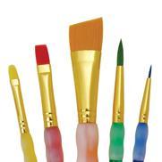 Royal Langnickel Big Kids Choice Lil Grippers Brush Set - (5 Pieces) Angular Variety