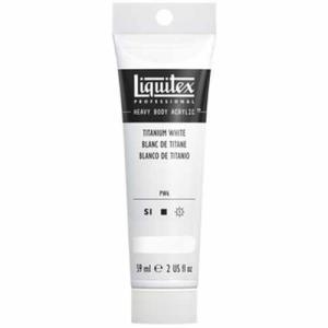 Liquitex Professional Heavy Body Acrylic Paint - (2oz/59ml) Titanium White