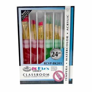 Royal Langnickel Big Kids Choice Round & Flats Value Pack- 24pc
