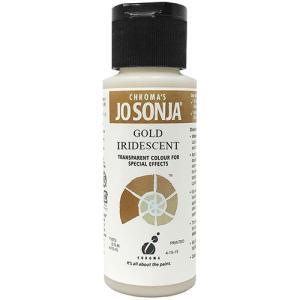 Chroma's Jo Sonja Iridescent Acrylic Paint - (2oz/60ml) Gold 3153