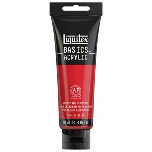 Liquitex Basics Acrylic Paint - (4oz/118ml) Cadmium Red Medium Hue