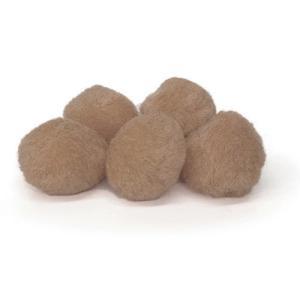 Pepperell Crafts Pom Poms 1? – (100 Pieces) Beige