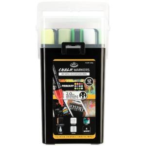 Royal Langnickel Chalk Marker Set - 12ct 2mm Tips Primary Collections MARK-2806