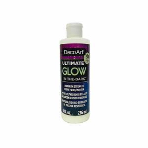 DecoArt Ultimate Glow-in-the-Dark Acrylic Paint - 8oz