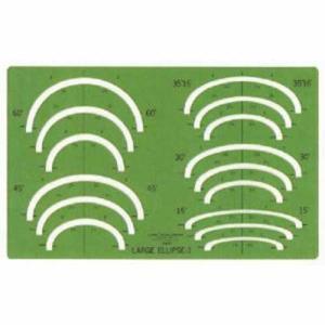 Westcott Stencils Template - Large Ellipse #1