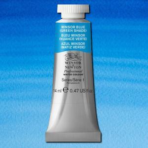 Winsor & Newton Professional Water Colour – (.47oz/14ml) Winsor Blue (Green Shade)