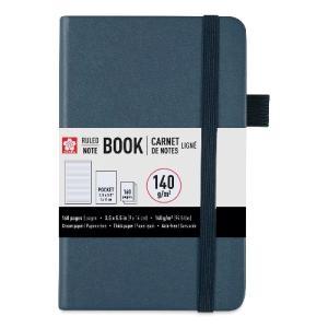 Sakura Pocket Notebook - Deep Indigo, 3.5" x 5.5", Ruled  52419