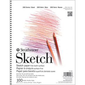 Strathmore 200 Series Sketch Pad 5.5" x 8.5" - 100 sheets (50lb)