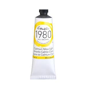 Gamblin 1980 Oil Colors – (1.25oz/37ml) Cadmium Yellow Light