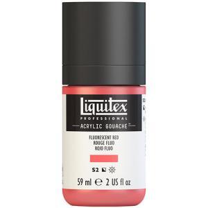 Liquitex Professional Acrylic Gouache Paint - (2oz/59ml) Fluorescent Red