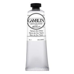 Gamblin Artist’s Oil Colors – (1.25oz/37ml) Titanium-Zinc White