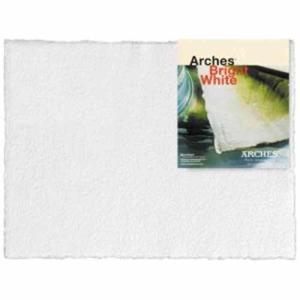 Arches Watercolor Paper 22" x 30" - (1 Sheet, 140lb) Hot Press, Brite White