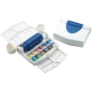 Winsor & Newton Cotman Watercolor Field Plus Set – Brush & 12 Half Pans