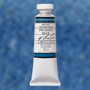 M. Graham & Co. Watercolor Paint – (0.5oz/15ml) Prussian Blue