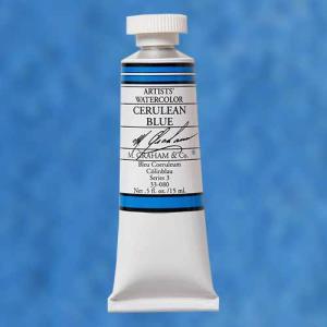 M. Graham & Co. Watercolor Paint – (0.5oz/15ml) Cerulean Blue