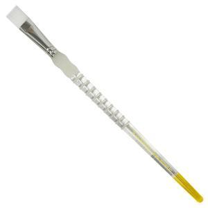 Royal Langnickel Soft-Grip White Taklon Brush - Long Handle, Bright #10