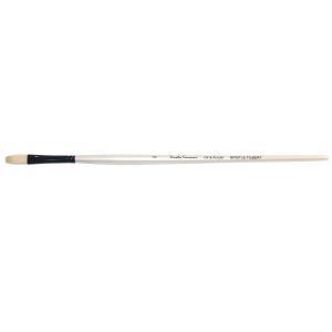 Daler Rowney Simply Simmons Oil/Acrylic Brush - Long Handle, Bristle Filbert, Size 4  DR255142004