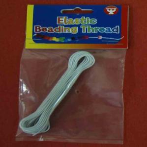 Hygloss Elastic Beading Thread (4 yards) White