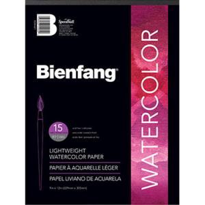 Speedball Bienfang Watercolor Paper Pad 9" x 12" - (15 Sheets, 90lb)