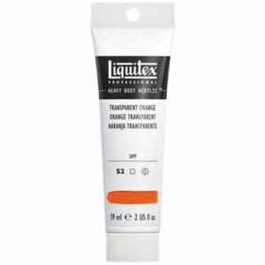 Liquitex Heavy Body Paint- Transparent Orange (2oz)