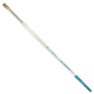Royal Langnickel Soft-Grip Red Sable Brush - Short Handle, Bright #4