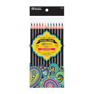 Bazic Designer Colored Pencils  (12/pk)