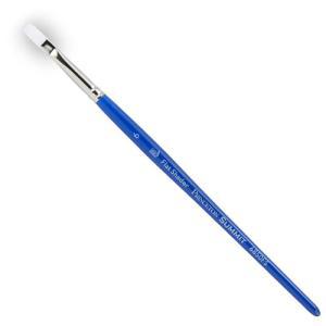 Princeton Summit 6850 Series White Synthetic Brush for Watercolor & Acrylic - Flat Shader #6