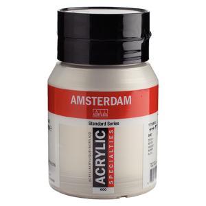 Royal Talens Amsterdam Acrylic Paint - (16.9oz/500ml) Silver