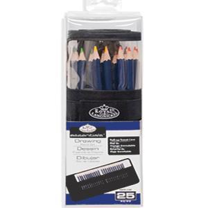 Royal Langnickel Essentials Drawing Pencil Roll-Up Travel Set RART-2302