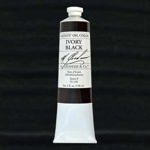 M. Graham & Co. Oil Paint - (5oz/150ml) Ivory Black