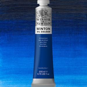 Winsor & Newton Winton Oil Colour Paint - (6.75oz/200ml) Phthalo Blue