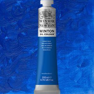 Winsor & Newton Winton Oil Colour Paint - (6.75oz/200ml) Cobalt Blue