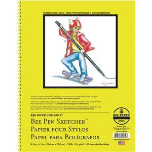 Bee Paper Bee Pen Sketcher Pad 8.5" x 11" - (50 Sheets, 70lb)