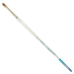 Royal Langnickel Soft-Grip Red Sable Brush - Short Handle, Filbert #4