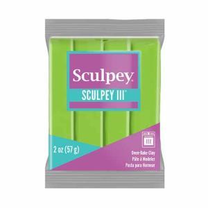 Sculpey III Oven-Bake Clay (2oz bar) - Granny Smith