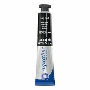 Daler Rowney Aquafine Watercolor Paint- Lamp Black 035