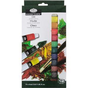 Royal Langnickel Essentials Oil Paints 0.7oz/21ml - (12 Pack)