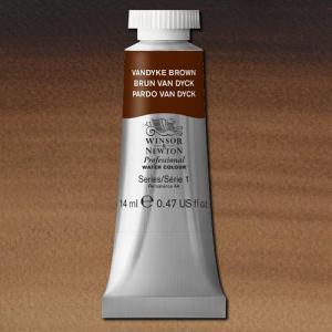 Winsor & Newton Professional Water Colour – (.47oz/14ml) Van Dyke Brown