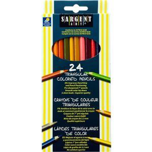 Sargent Triangle Colored Pencils - (24 Pack)