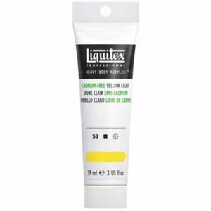 Liquitex Professional Heavy Body Acrylic Paint - (2oz/59ml) Cadmium-Free Yellow Light