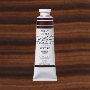 M. Graham & Co. Acrylic Paint - (2oz/60ml) Burnt Umber