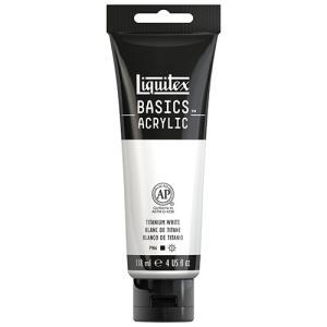 Liquitex Basics Acrylic Paint - (4oz/118ml) Titanium White