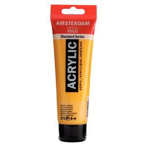 Royal Talens Amsterdam Acrylic Paint - (4.1oz/120ml) Azo Yellow Deep