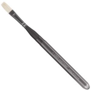 Richeson Grey Matters Pocket Bristle Brush for Oil & Acrylic - #4 Flat