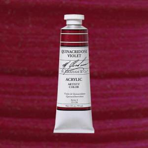 M. Graham & Co. Acrylic Paint - (2oz/60ml) Quinacridone Violet
