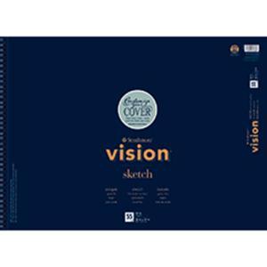 Strathmore Vision Sketch Pad (657) 18" x 24" - (55 sheets, 50lb) Wire Bound
