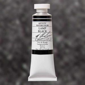 M. Graham & Co. Watercolor Paint - (0.5oz/15ml) Lamp Black