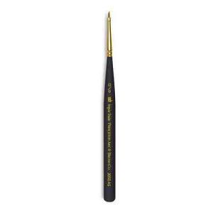 Princeton 3050 Series Mini Detailer Synthetic Sable Angle Shader Brush 12/0